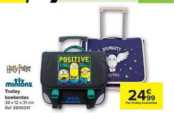 Carrefour Trolley Boekentas aanbieding