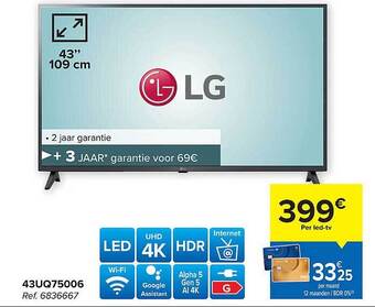 Carrefour Lg Ledtv aanbieding
