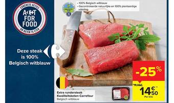 Carrefour Extra Rundersteak aanbieding