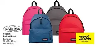 Carrefour Rugzak Padded Pak'r Eastpak aanbieding