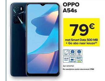 Carrefour Oppo A54s aanbieding