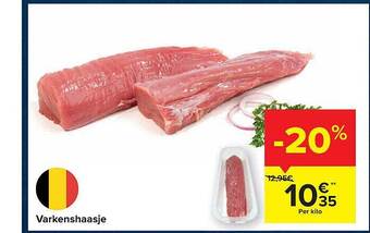 Carrefour Varkenshaasje aanbieding