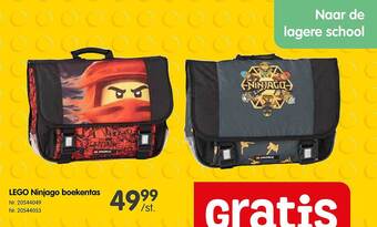Fun Lego Ninjago Boekentas aanbieding