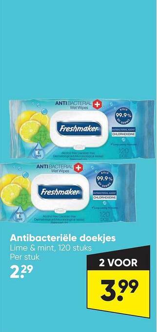 Antibacteriёle Doekjes