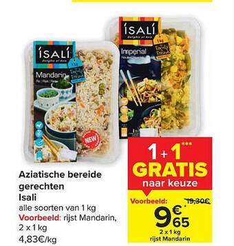 Carrefour Aziatische Bereide Gerechten aanbieding