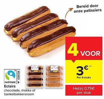 Carrefour Eclairs aanbieding