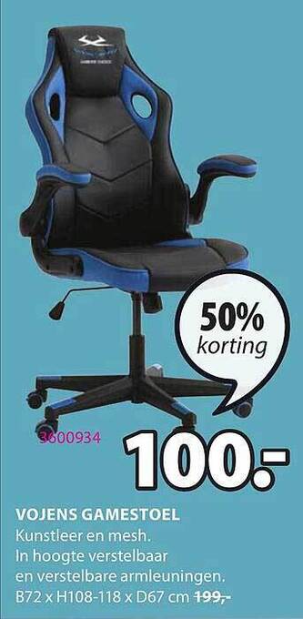 Jysk Vojens Gamestoel aanbieding
