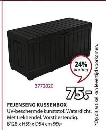 Jysk Fejenseng Kussenbox aanbieding
