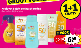 Kruidvat Solait zonbescherming aanbieding