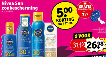 Kruidvat Nivea sun zonbescherming aanbieding