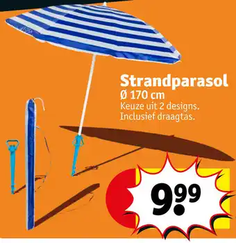 Kruidvat Strandparasol 170cm aanbieding