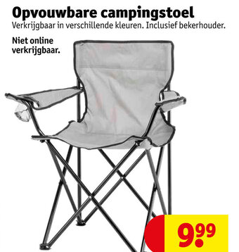 Opvouwbare campingstoel