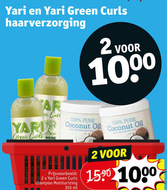 Kruidvat Yari en yari green curls haarverzorging aanbieding