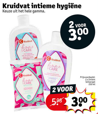 Kruidvat Kruidvat intieme hygiene aanbieding