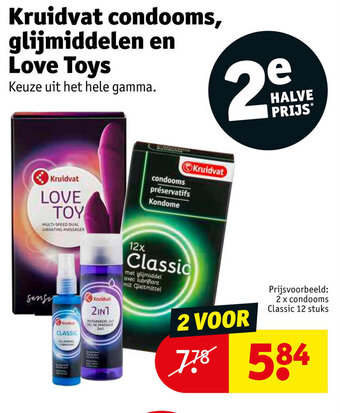 Kruidvat Kruidvat condooms, glijmiddelen en love toys aanbieding