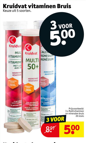 Kruidvat Kruidvat vitaminen bruis aanbieding