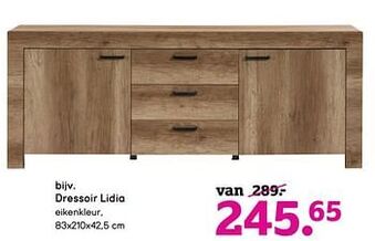 Leen Bakker Dressoir lidia aanbieding