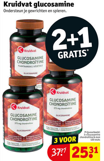 Kruidvat Kruidvat glucosamine aanbieding