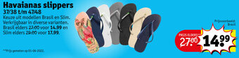 Kruidvat Havaianas slippers aanbieding