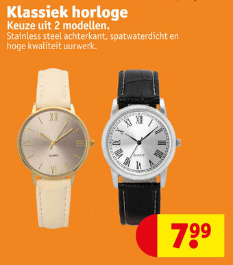 Kruidvat Klassiek horloge aanbieding