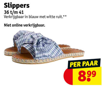 Kruidvat Slippers aanbieding