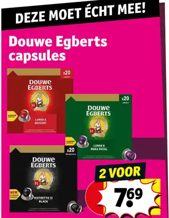 Kruidvat Douwe egberts capsules aanbieding