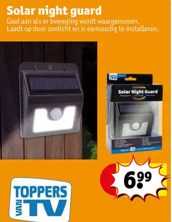 Kruidvat Solar night guard aanbieding