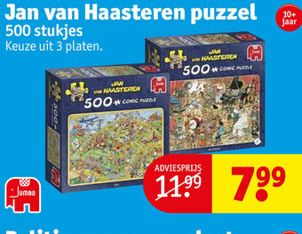 Kruidvat Jan van haasteren puzzel aanbieding