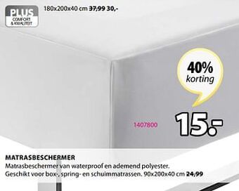Jysk Matrasbeschermer aanbieding