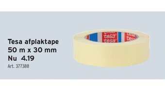 GAMMA Tesa afplaktape 50 m x 30 mm aanbieding