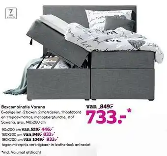 Leen Bakker Boxcombinatie varena 6-delige set aanbieding