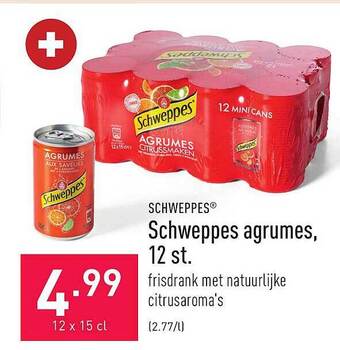 ALDI Schweppes Agrumes, 12 St. aanbieding