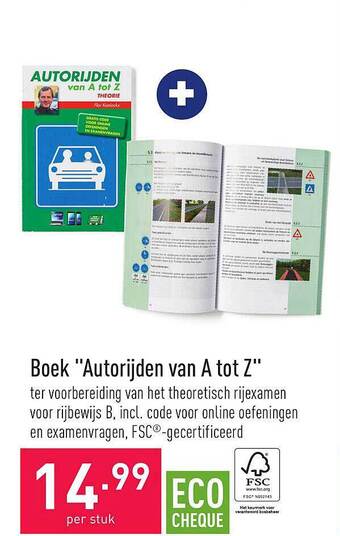 ALDI Boek Autorijden Van A Tot Z aanbieding