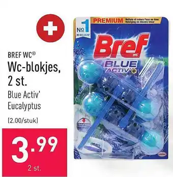 ALDI Bref Wc Wc-blokjes 2 St. aanbieding