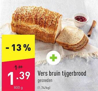 ALDI Vers Bruin Tijgerbrood aanbieding