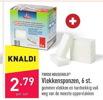 ALDI Twido Household Vlekkensponzen 6 St. aanbieding