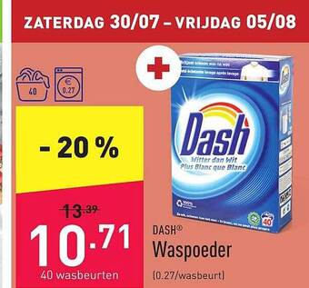 ALDI Dash Waspoeder aanbieding