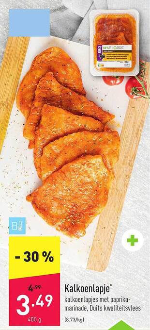 ALDI Kalkoenlapje aanbieding