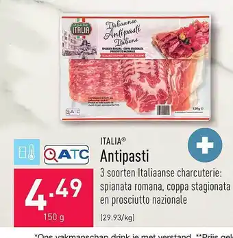 ALDI Italia Antipasti aanbieding