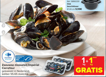 Carrefour Zeeuwse mosselen Imperial aanbieding