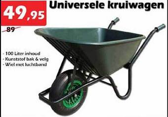 iTEK Universele Kruiwagen aanbieding