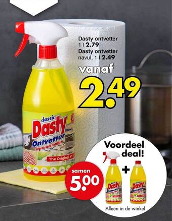 Wibra Dasty Ontvetter aanbieding