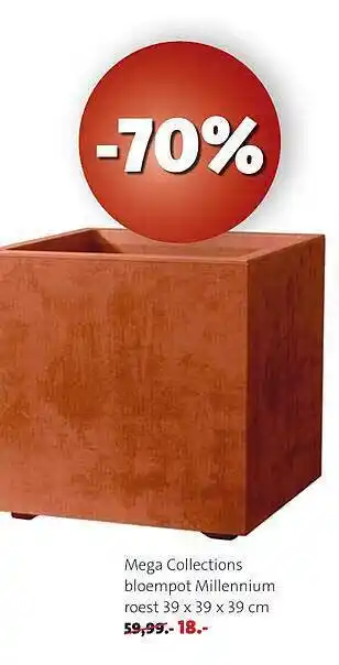 Intratuin Mega Collections Bloempot aanbieding