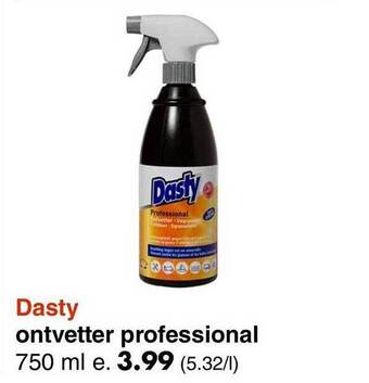 Wibra Dasty Ontvetter Professional aanbieding