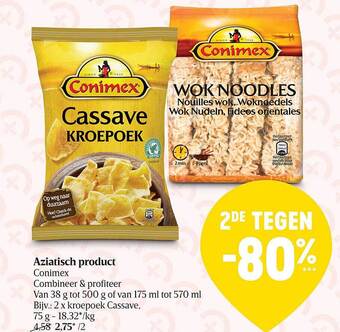 Delhaize Aziatisch Product Conimex aanbieding