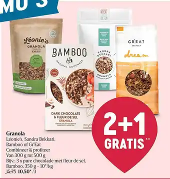 Granola Leonie's Sandra Bekkari, Bamboo Of Gr'eat