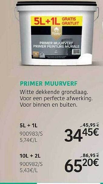 HandyHome Primer Muurverf aanbieding