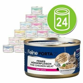 24x90g Feline Kip Puur Porta 21 Kattenvoer