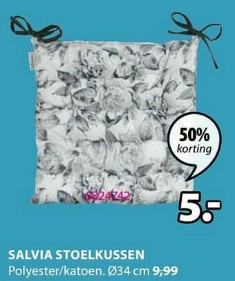 Jysk Salvia stoelkussen aanbieding