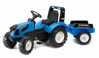 Landini 7-215 Dual Power met trailer